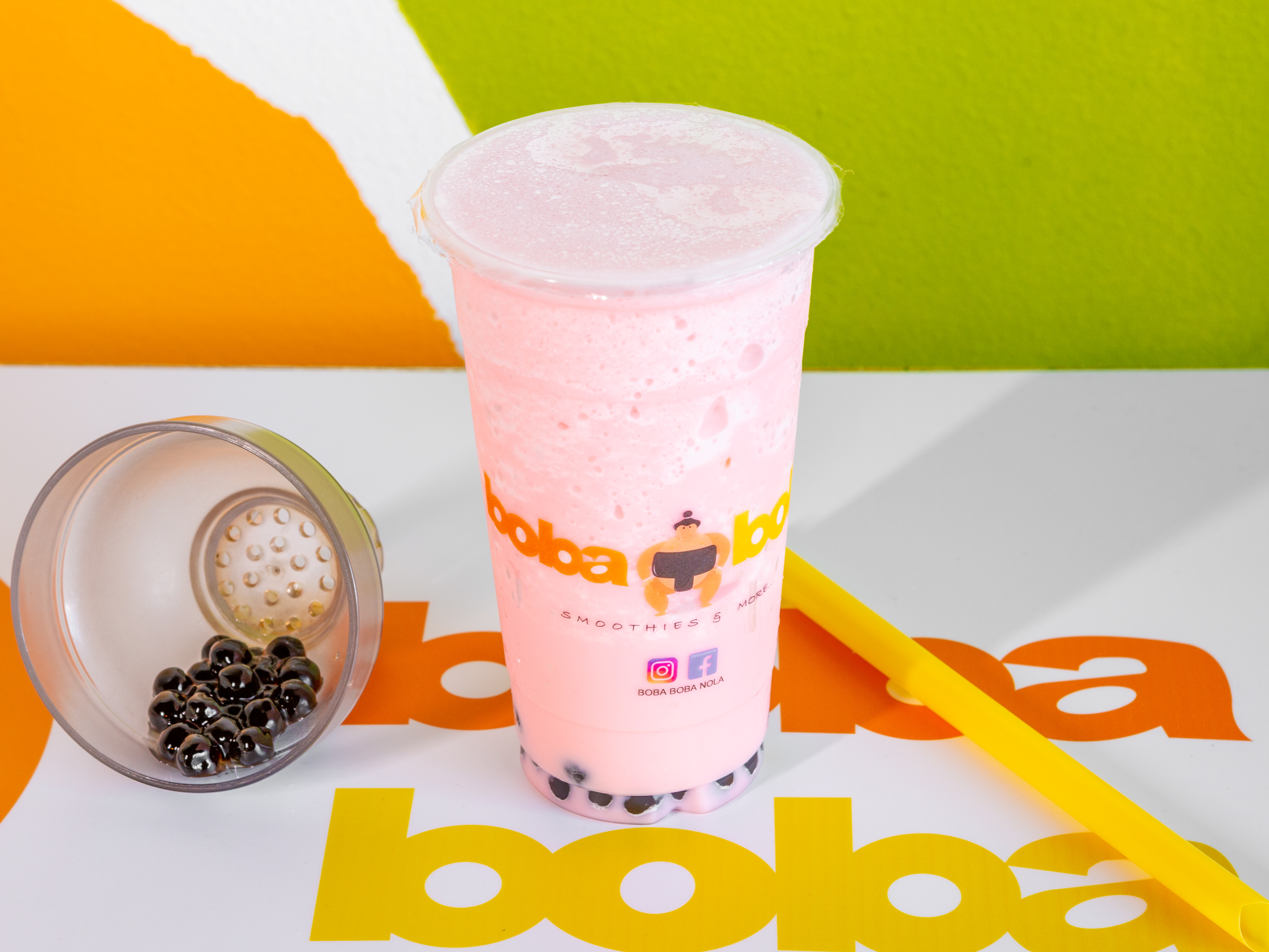 Order Strawberry Banana Smoothie food online from Boba Boba store, Kenner on bringmethat.com