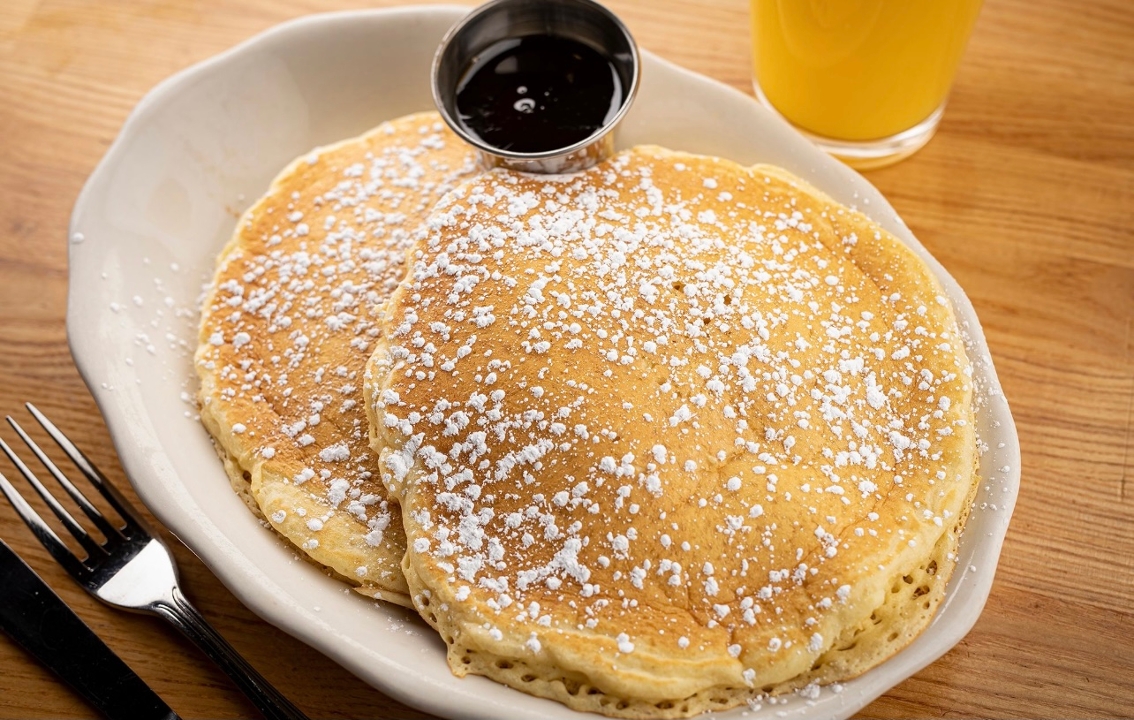 Order Short Stack Pancakes food online from Eggy's store, Chicago on bringmethat.com