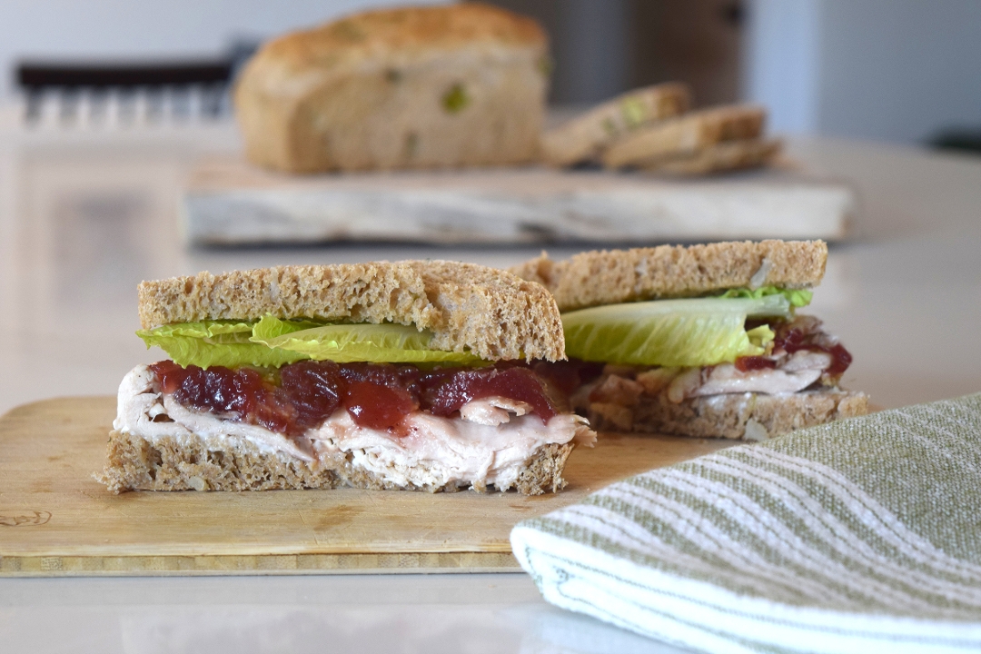 Order Whole Turkey Cranberry food online from Great Harvest Bread Co. store, Provo on bringmethat.com