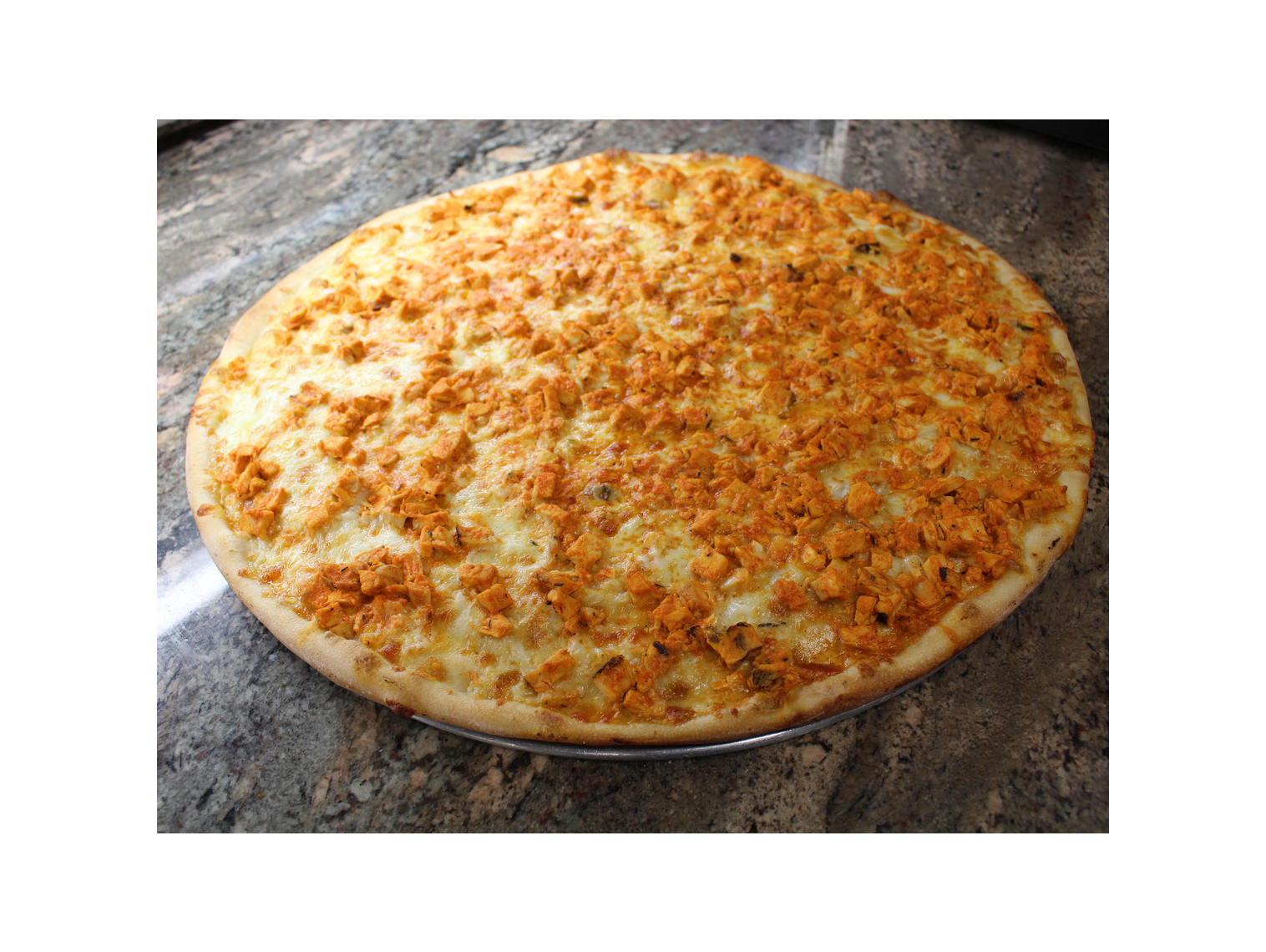 Order Buffalo Chicken Pie  - 18" Round Pie food online from Previti Pizza store, New York on bringmethat.com