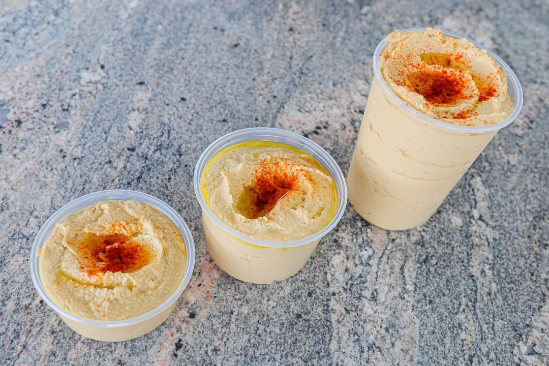 Order Hummus. food online from Olive Pit Grill store, Brea on bringmethat.com