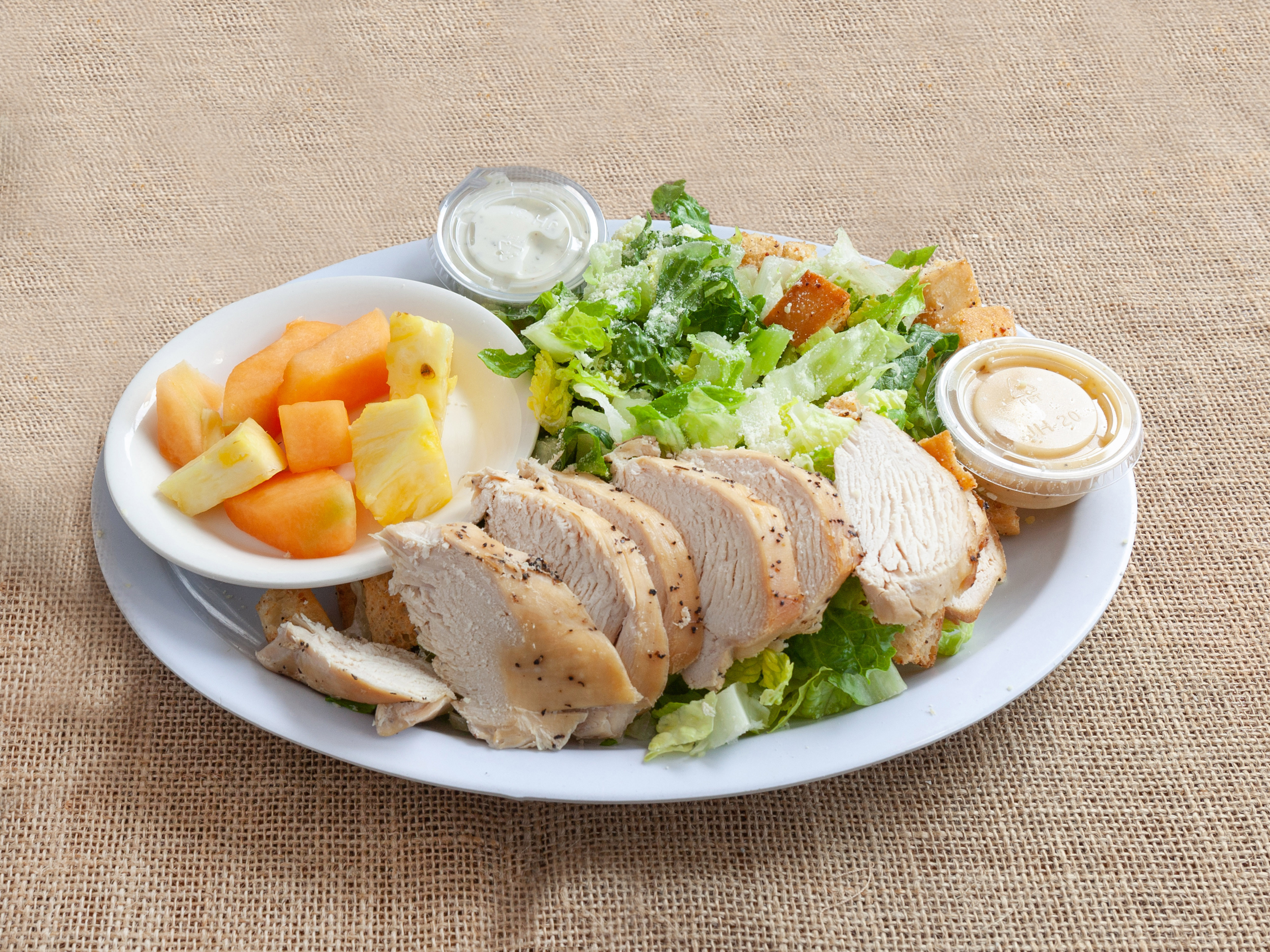 Order Chicken Caesar Salad food online from California Chicken Mexican Grill store, Los Angeles on bringmethat.com