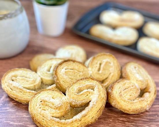 Order Mini Palmier (x10) food online from La Belle French Bakery store, Thornton on bringmethat.com