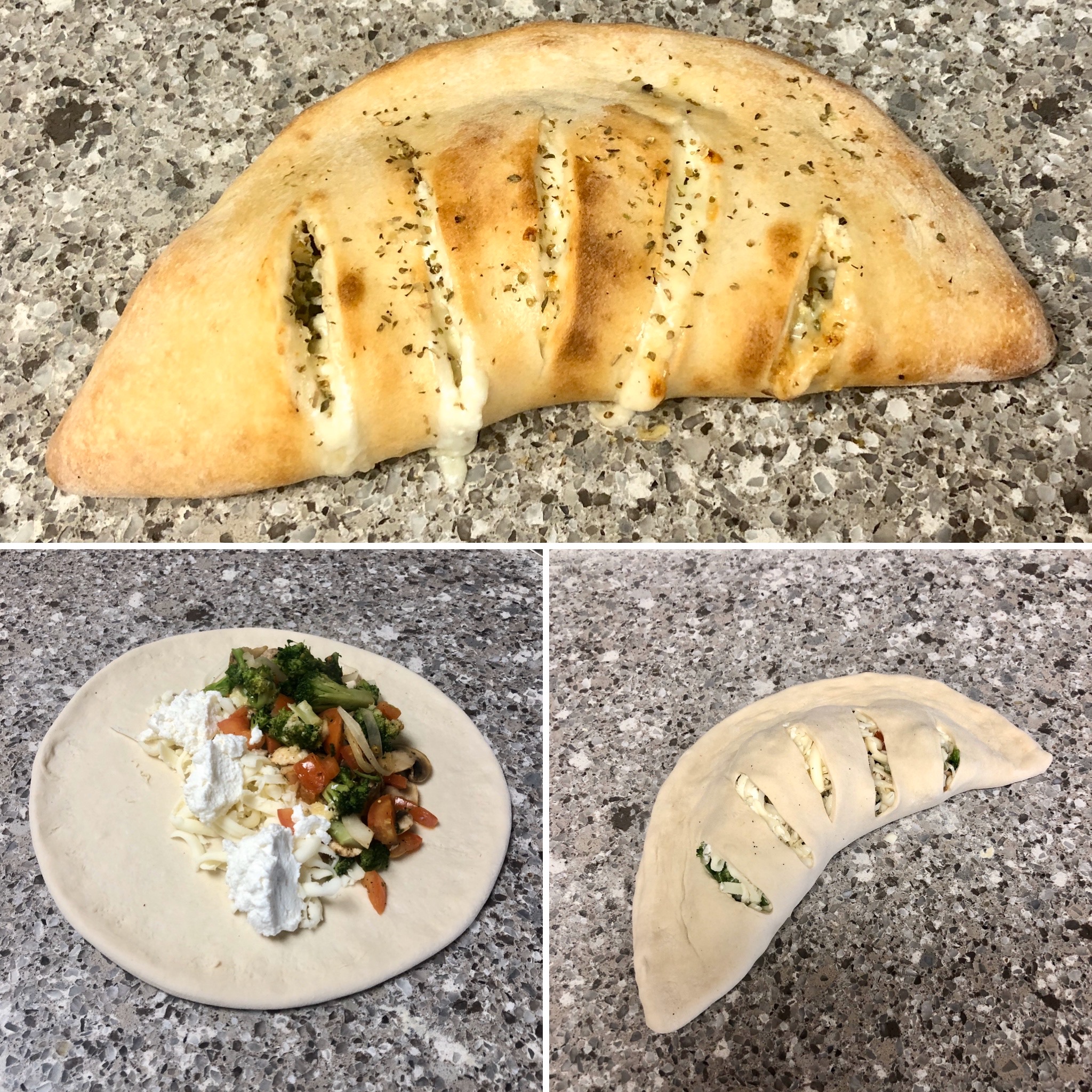 Order Vegetarian Calzone food online from Vic & Deans Pizzeria Grill store, Wayne on bringmethat.com