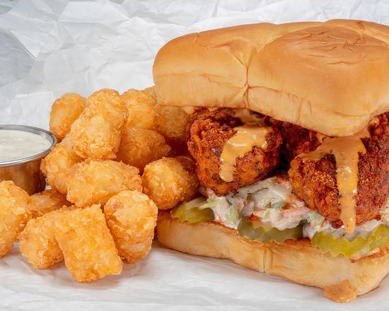 Order THE HOT CHICK COMBO food online from Bad Mutha Clucka store, Colorado Springs on bringmethat.com