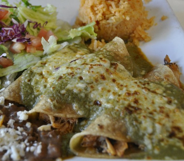 Order Traditional Enchiladas food online from El Nuevo Mexicano store, Roswell on bringmethat.com