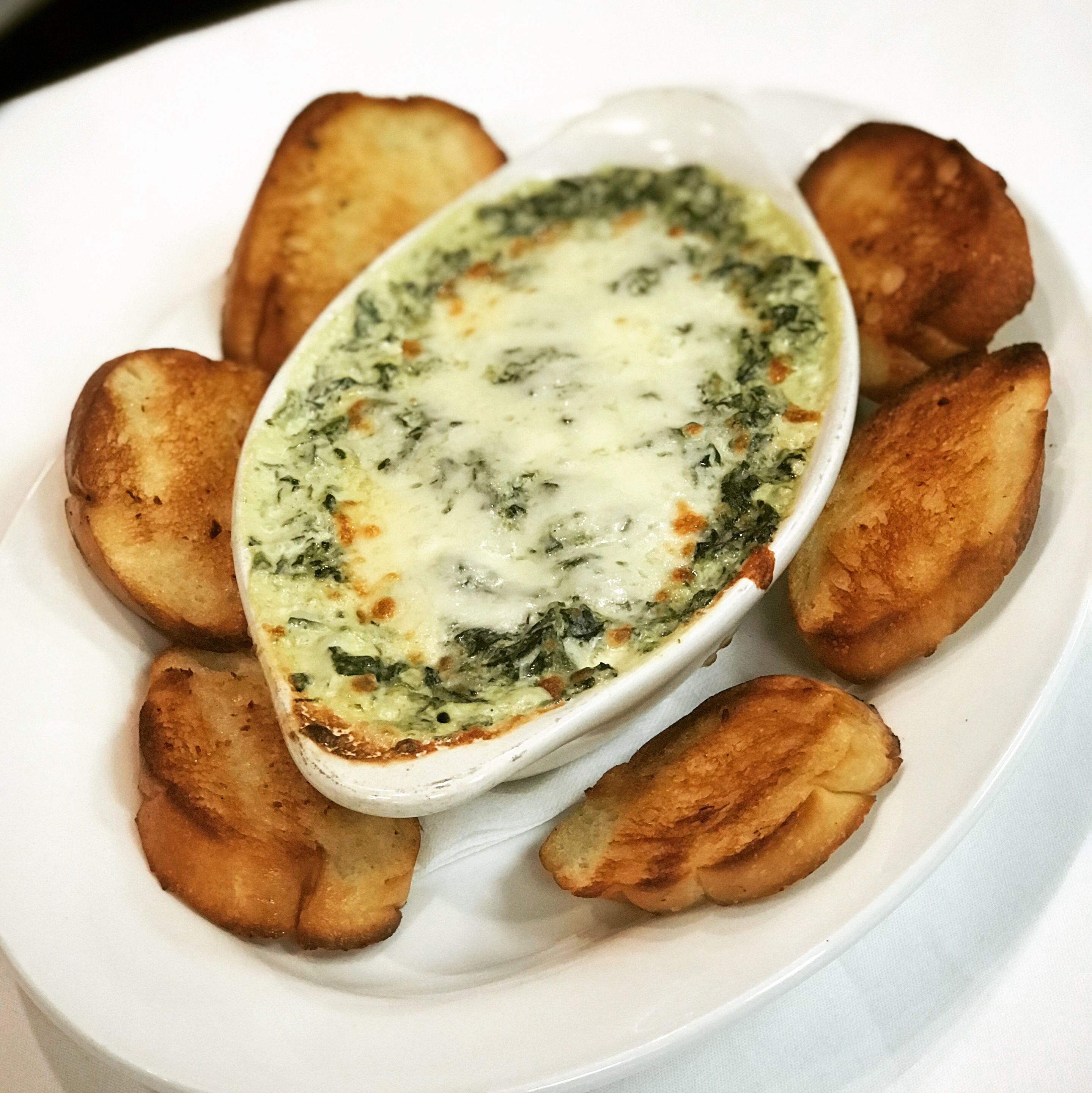 Order Alfredo Spinach Dip food online from Bruno Italian Kitchen store, Beaumont on bringmethat.com