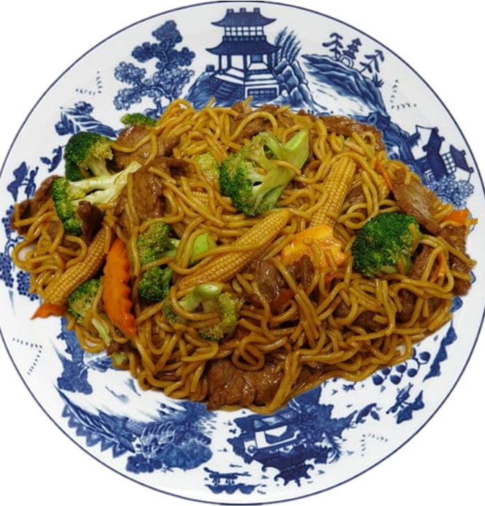 Order Beef Lo Mein牛捞面 food online from Oriental Kitchen store, Philadelphia on bringmethat.com