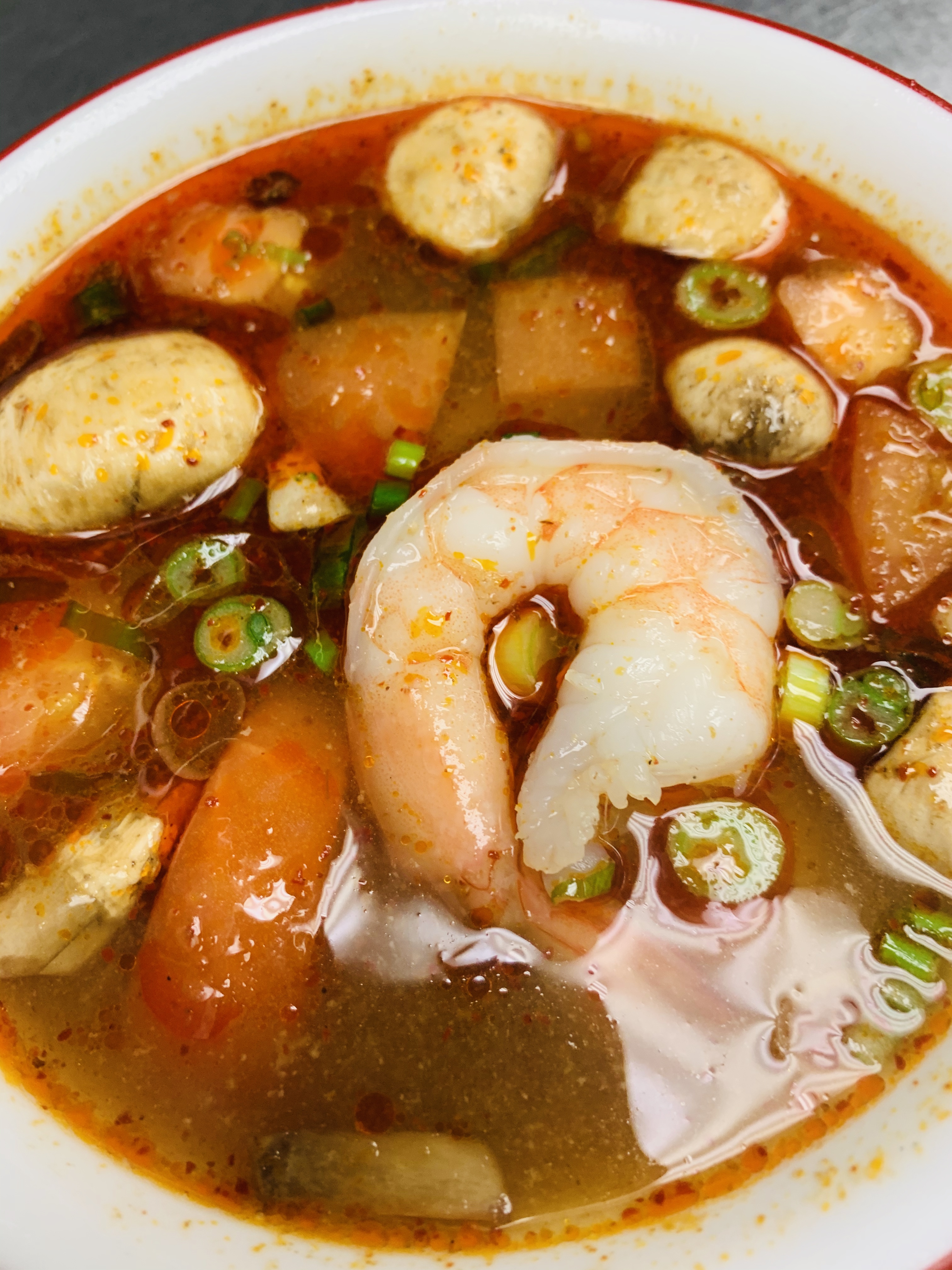 Order 25. Spicy Soup with Shrimp food online from Sirinan Thai&Japanese Restaurant store, Wallingford on bringmethat.com