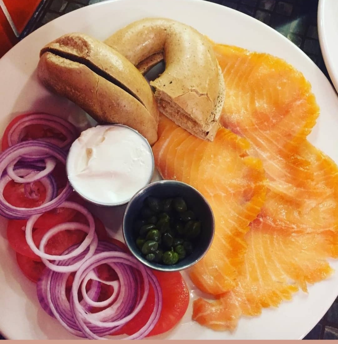Order Lox Platter food online from Il Cafe Latte 1 store, New York on bringmethat.com