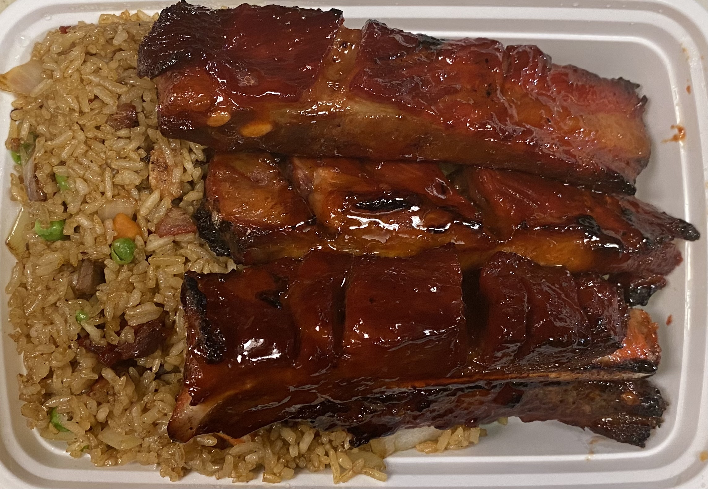 Order BBQ Ribs Combo晚排骨 food online from Kumo Asian Fusion store, Brick on bringmethat.com