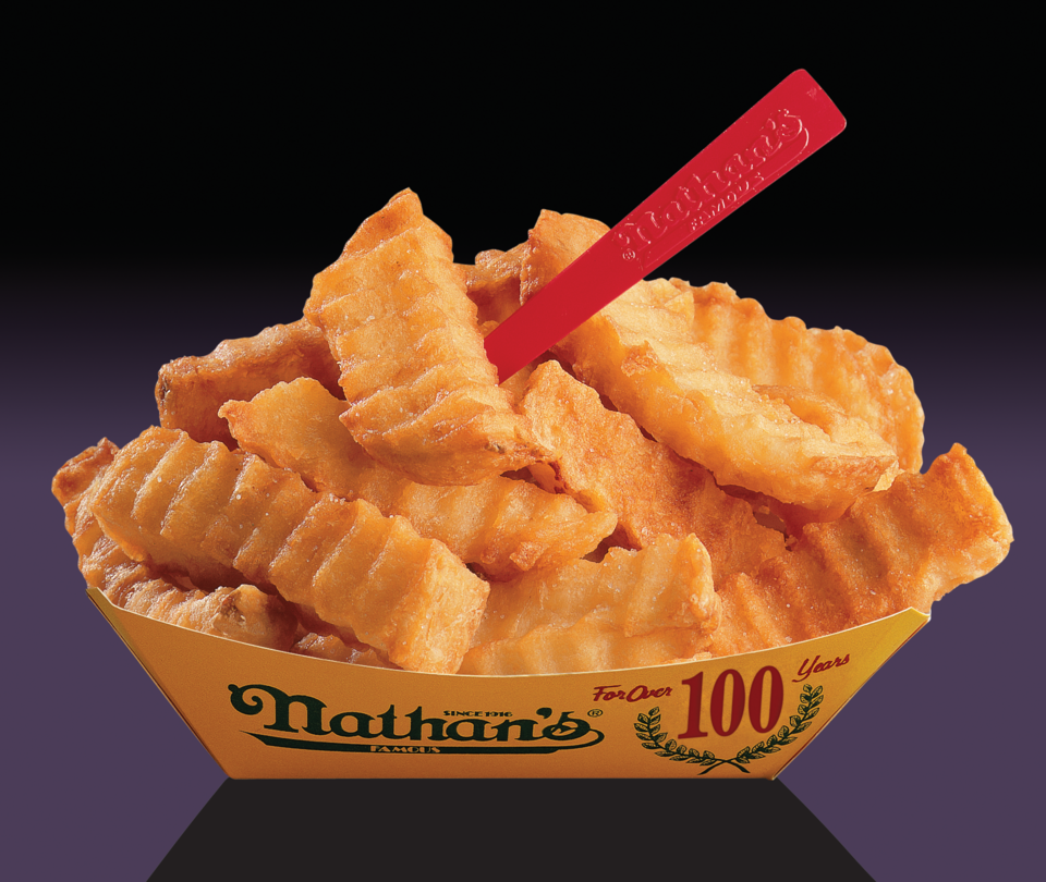Order French Fries food online from Nathan's Hot Dogs store, Charlotte on bringmethat.com