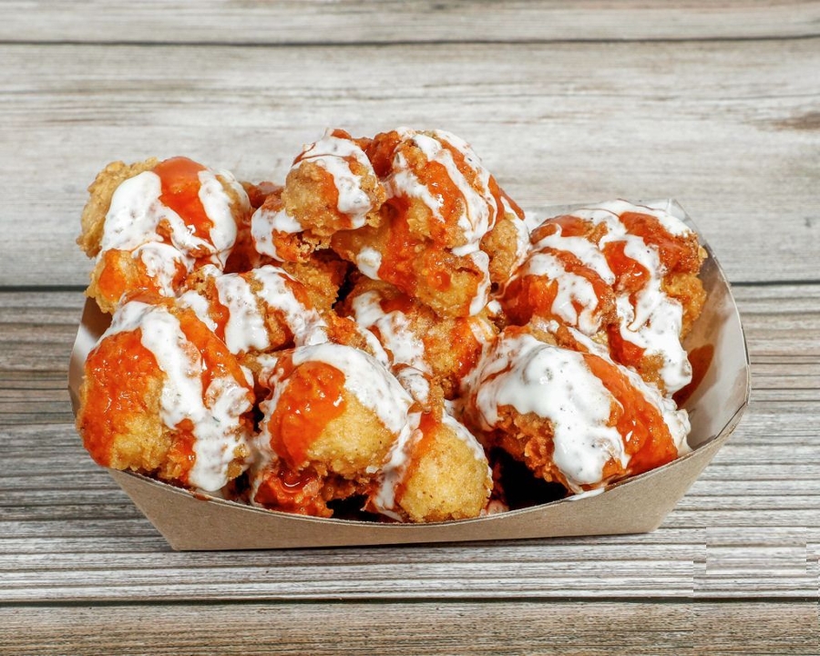 Order Buffalo Cauliflower Wings food online from Calikid Burgers n Shakes store, Livermore on bringmethat.com