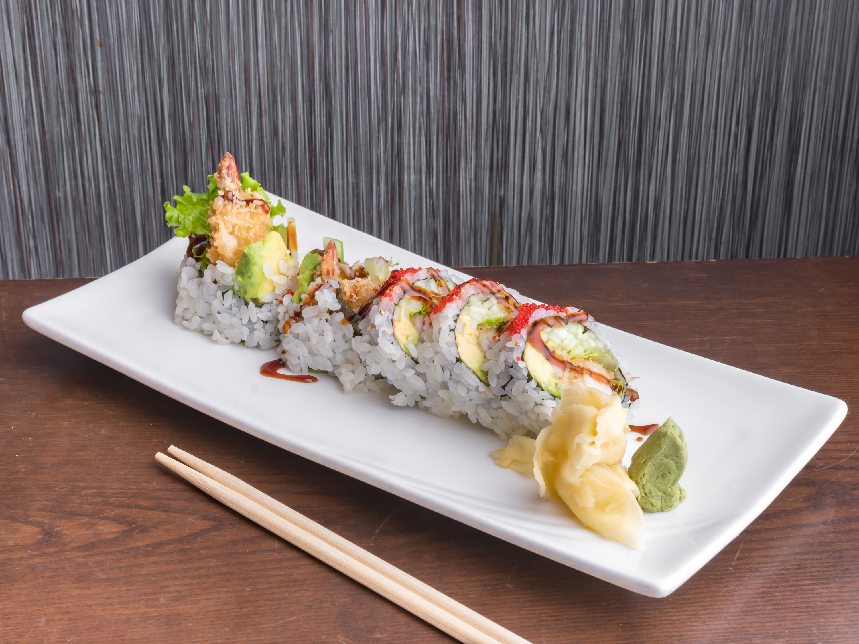 Order Shrimp Tempura Roll food online from Sushi Oya store, New York on bringmethat.com