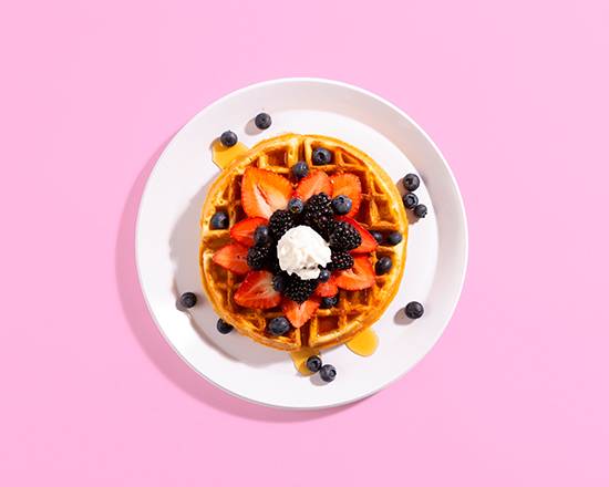 Order Mixed Berry Waffle food online from Wanna Waffle store, Fairburn on bringmethat.com