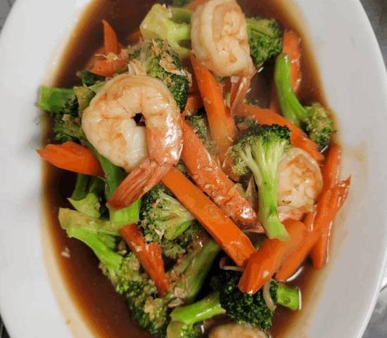 Order Broccoli Stir-Fried food online from Praya Thai Dining store, Las Vegas on bringmethat.com