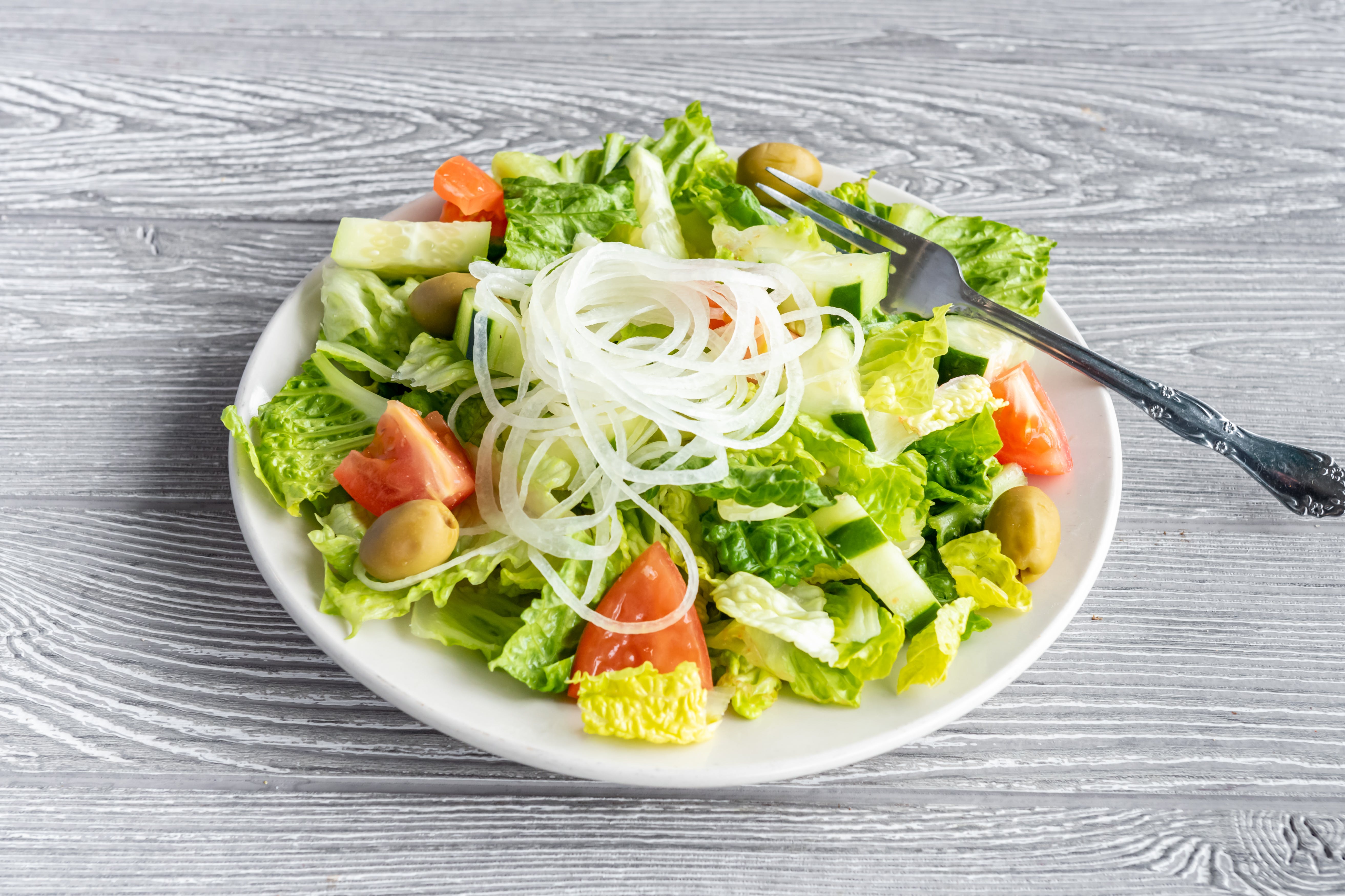 Order House Garden Salad - Salad food online from Pronto Pizza store, Merchantville on bringmethat.com