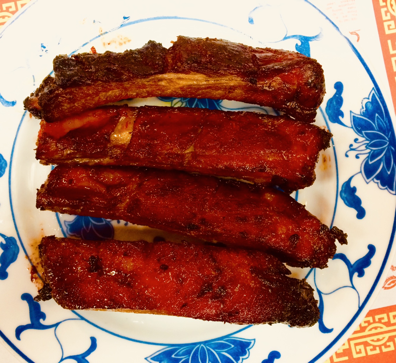 Order 4 BBQ Spare Ribs food online from Golden China store, Springfield on bringmethat.com