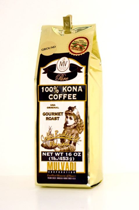 Order 16 oz. Kona Coffee Ground food online from Mulvadi Corporation store, Honolulu on bringmethat.com