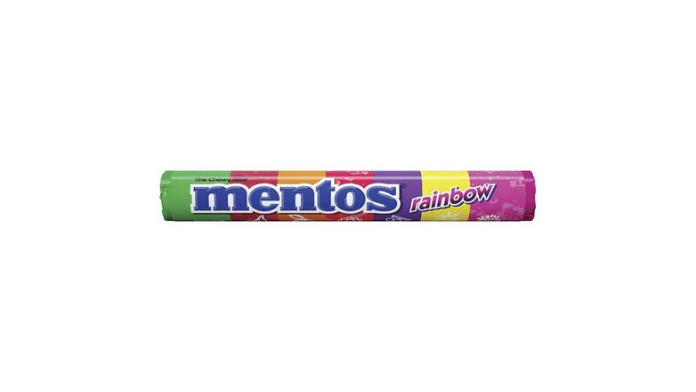 Order Mentos Chewy Mint Candy Roll, Rainbow, Non Melting, Party 1.32 oz food online from Valero Food Mart store, Murrayville on bringmethat.com