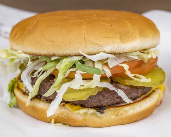 Order Certified Angus Burger food online from Longhorn Cafe store, Boerne on bringmethat.com