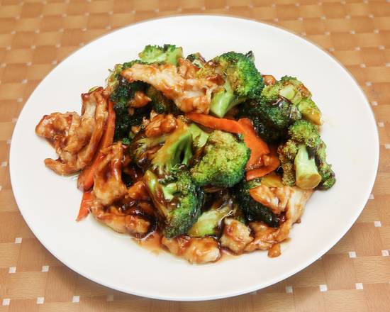 Order Broccoli with Chicken food online from China Express store, Griffin on bringmethat.com