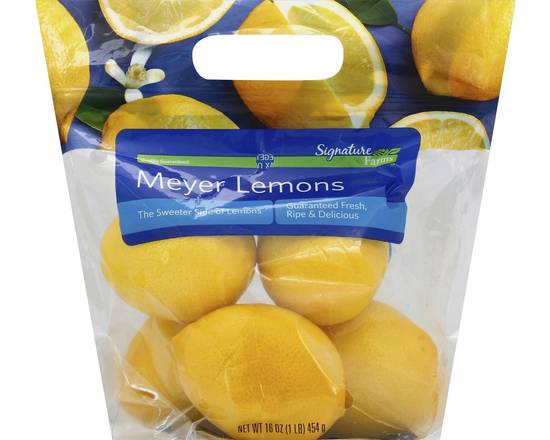 Order Signature Farms · Meyer Lemons (16 oz) food online from Albertsons store, Hillsboro on bringmethat.com