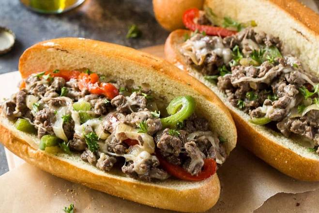 Order Philly Cheese Steak with Fries food online from Chicagocandylandstore store, Sun Prairie on bringmethat.com