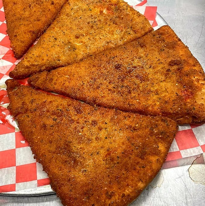 Order FRIED PIZZA - Fried Pizza Slice food online from Brother Bruno Pizza store, Washingtonville on bringmethat.com