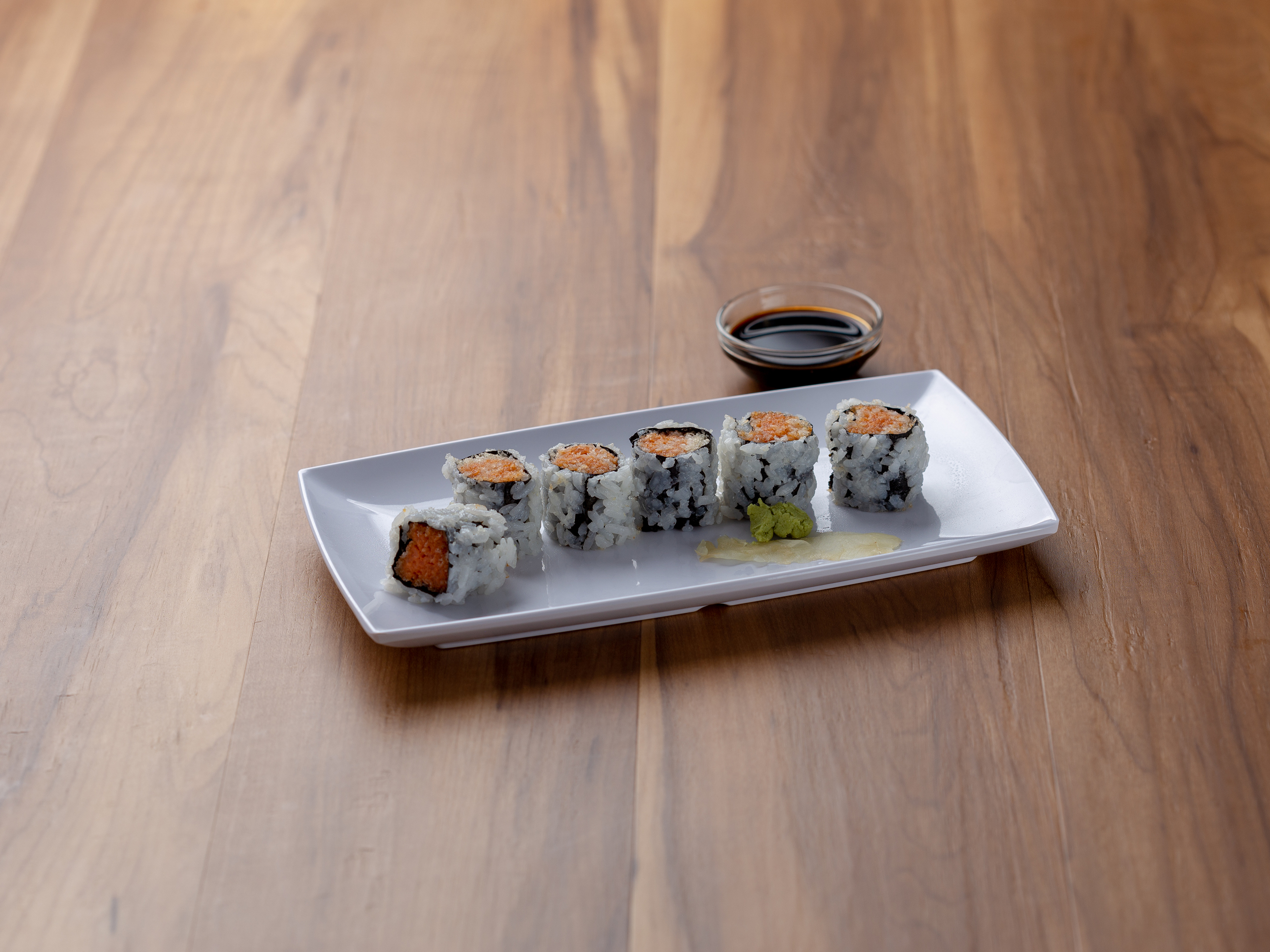 Order G18. Spicy Tuna Roll with Crunch food online from Katana Sushi store, Baltimore on bringmethat.com