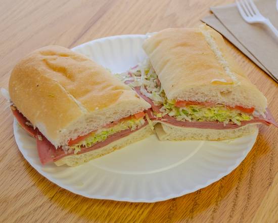 Order 8. Bologna (All Beef) & Cheese 8" Half Sub food online from Tastee Sub Shop store, Franklin Park on bringmethat.com