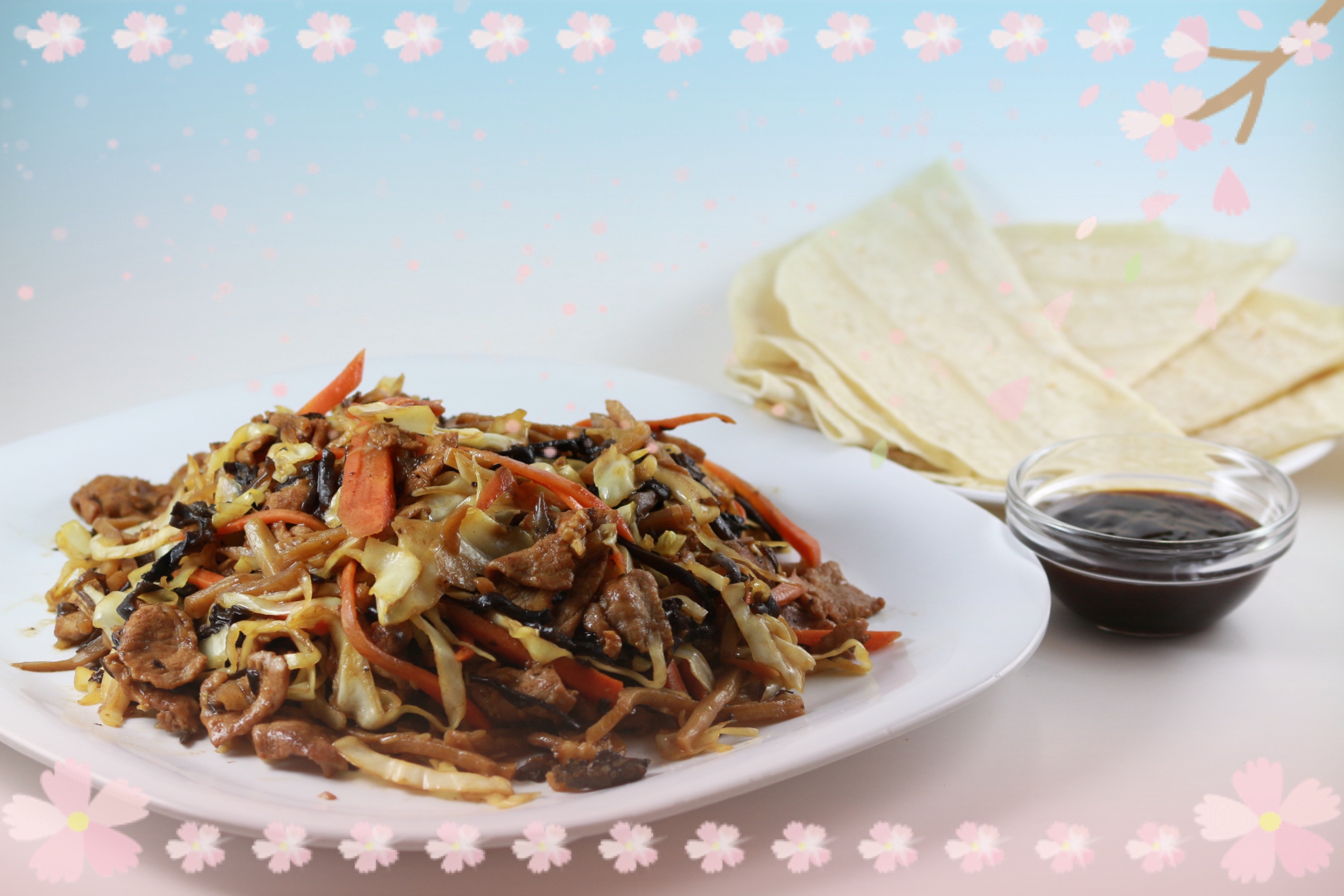 Order Moo Shu Pork food online from Jade Cafe store, Sugar Land on bringmethat.com