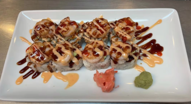 Order Dancing Shrimp Roll food online from Extreme Teriyaki Grill Express store, Waldorf on bringmethat.com