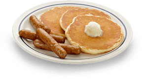 Order Half Order Pancakes (240 cal) food online from Leo Coney Island store, Shelby Charter Township on bringmethat.com