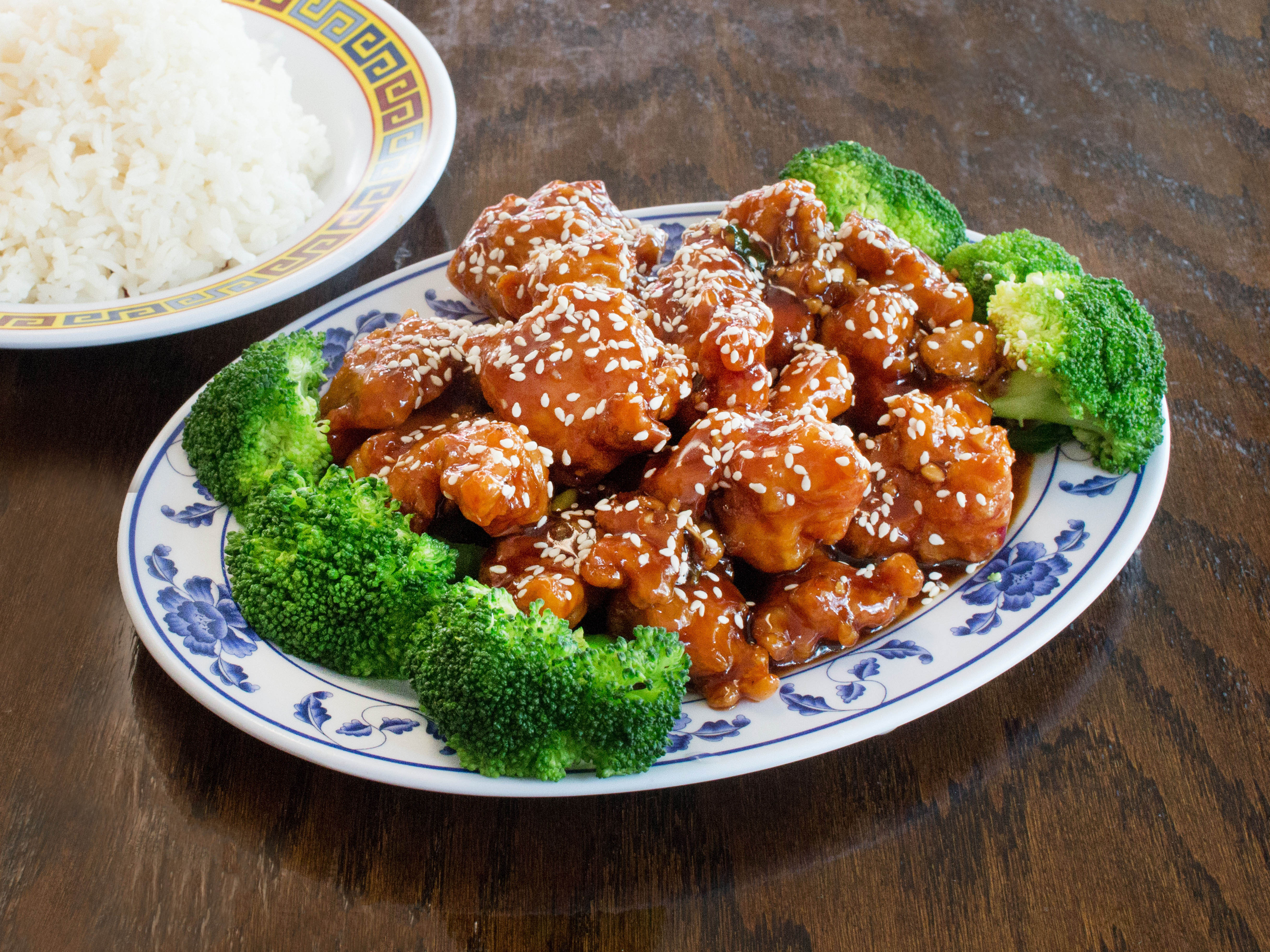 Order Sesame Chicken food online from Lucky Kitchen store, Ann Arbor on bringmethat.com