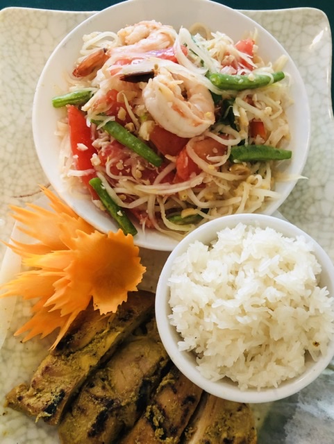 Order Papaya Salad food online from Siam Thai Cuisine store, Chicago on bringmethat.com