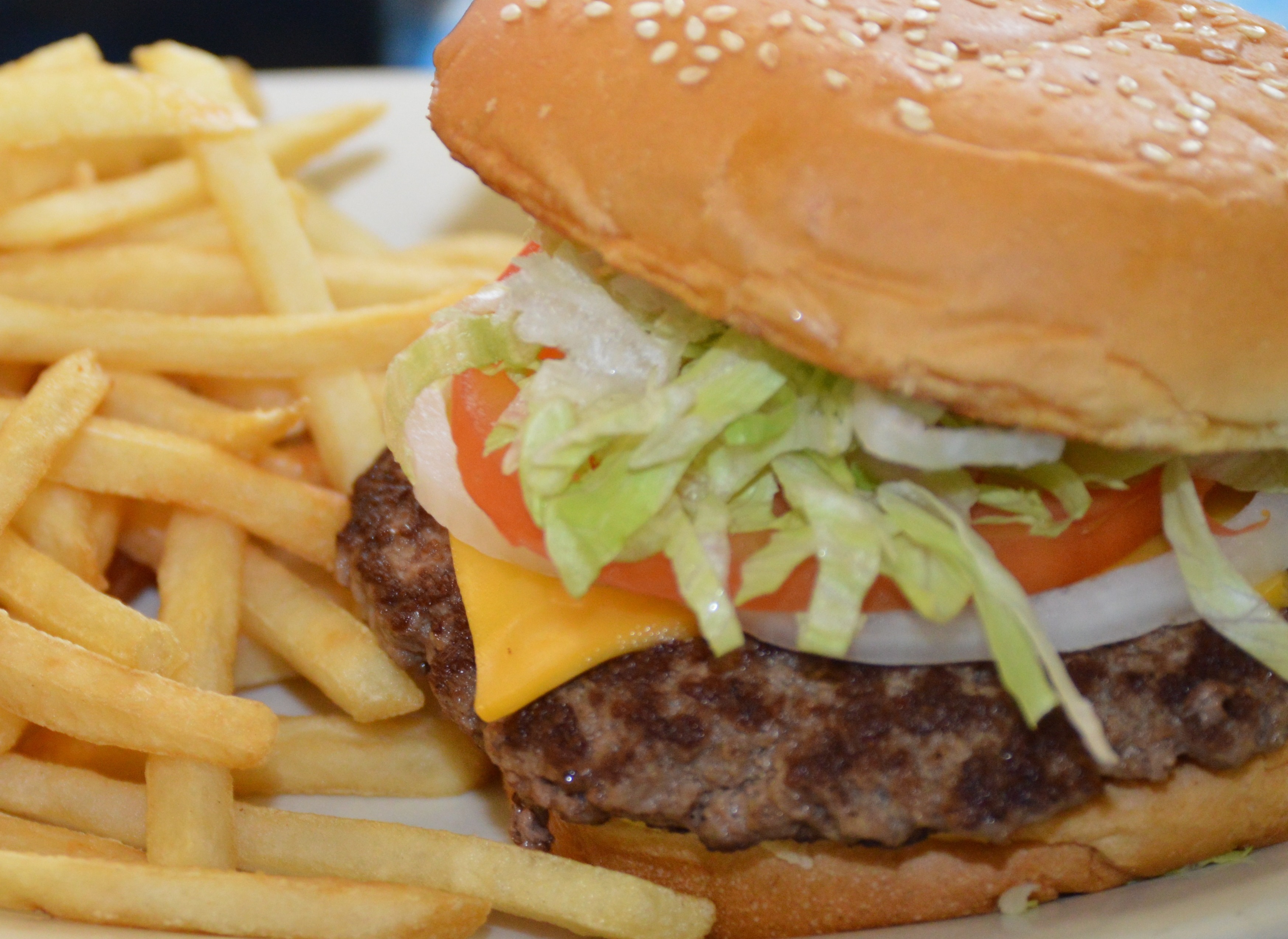 Order Hamburger food online from Lyndon's Pit Bar-B-Q store, Houston on bringmethat.com