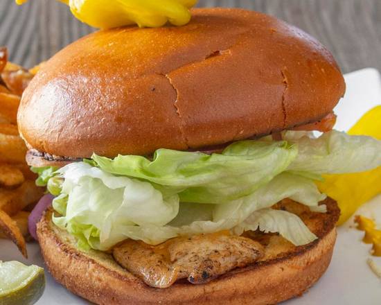 Order Chicken Burger food online from Balboa Tap House store, San Diego on bringmethat.com