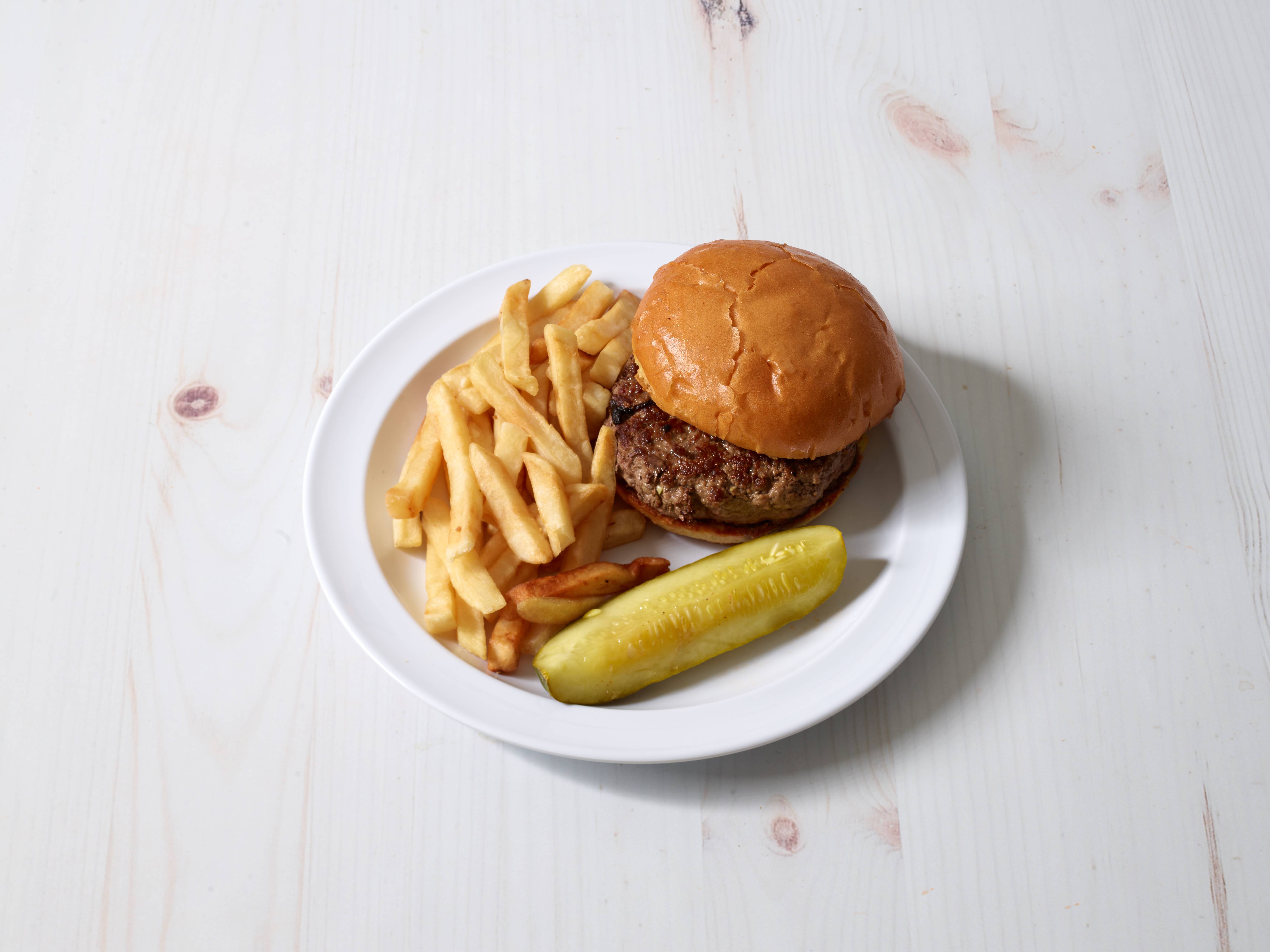 Order Beef Burger food online from American retro store, New York on bringmethat.com