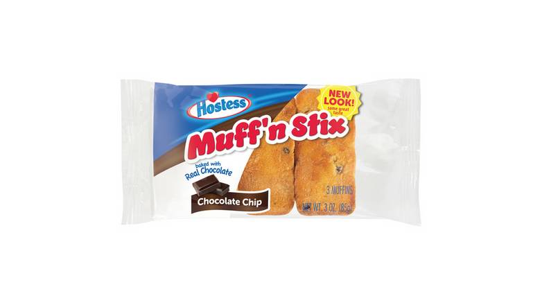 Order Hostess Muff'N Stix Chocolate Chip Cookies 3Oz food online from Energy Mart 3 store, Hendersonville on bringmethat.com