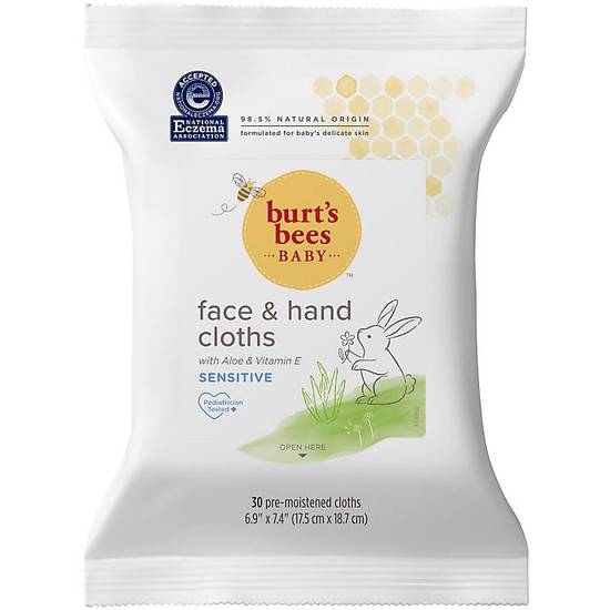 Order Burt's Bees® Baby Bee® 30-Count Face & Hand Cloths food online from Bed Bath & Beyond store, Kennesaw on bringmethat.com