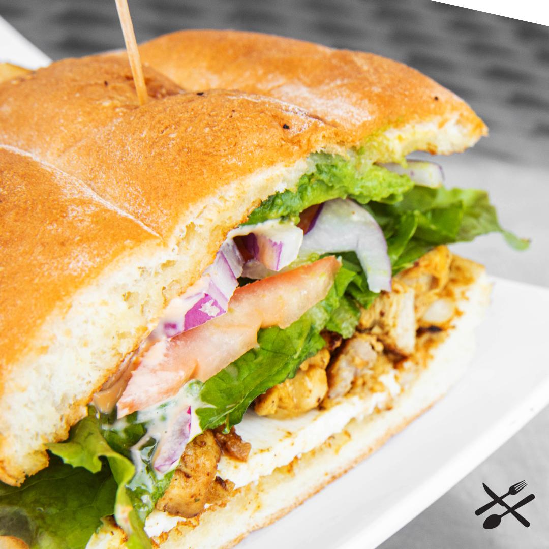 Order Chicken Torta food online from Spanglish Kitchen store, Alhambra on bringmethat.com