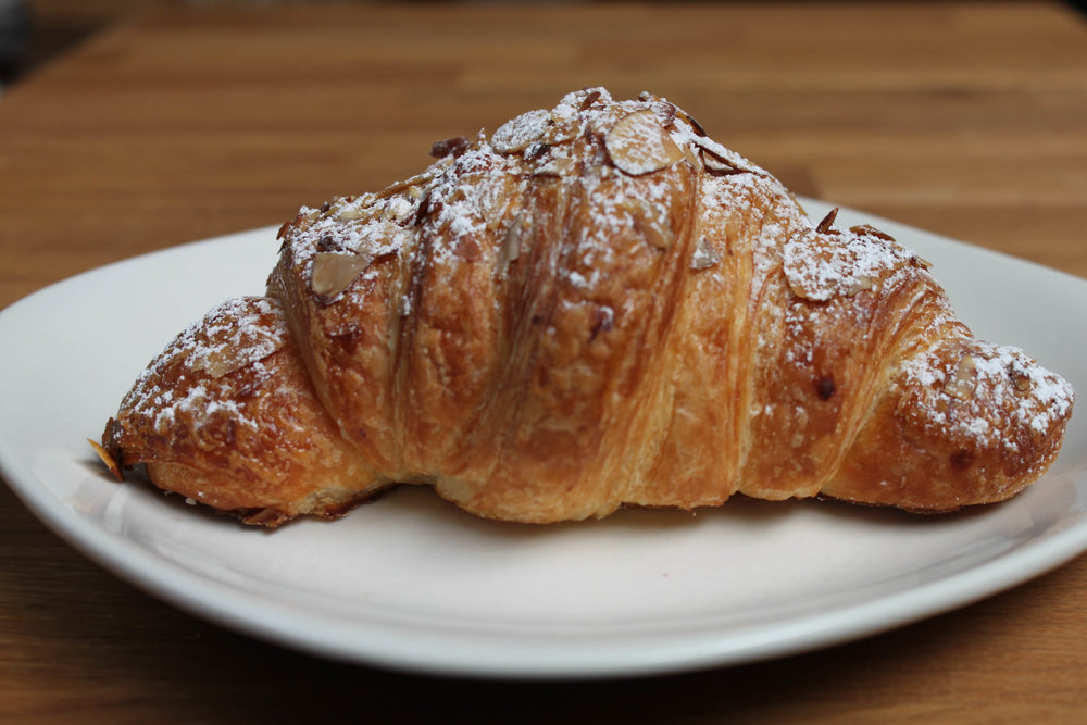 Order Almond Croissant food online from Ajs Coffee store, Dublin on bringmethat.com