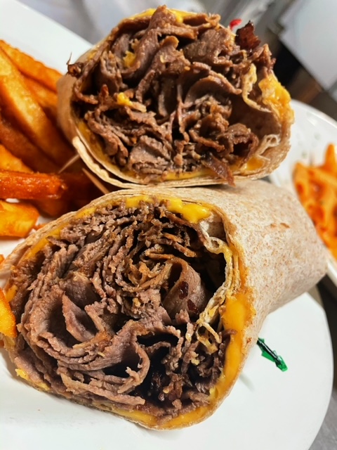 Order Cheesesteak Wrap food online from Nino's Pizza & Restaurant store, Hillsdale on bringmethat.com