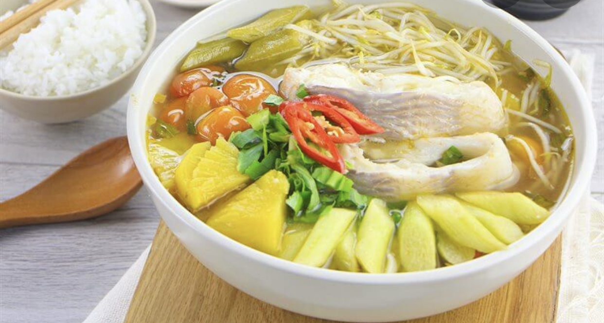 Order 72. Canh Chua Ca food online from Saigon Table store, Madison Heights on bringmethat.com