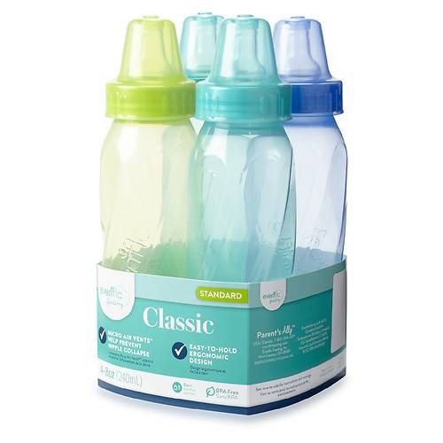 Order Evenflo Classic Tinted Polypropylene Bottles 8 oz - 4.0 ea food online from Walgreens store, Greensboro on bringmethat.com