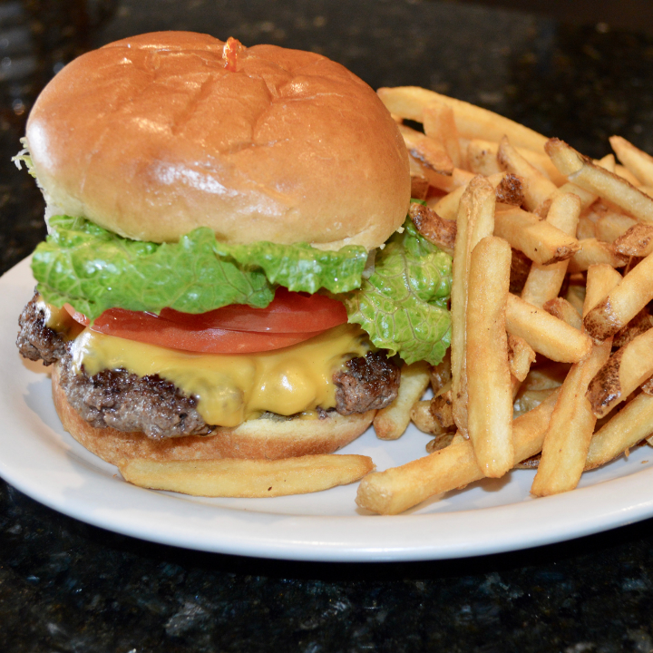 Order Cheeseburger food online from Southside Diner store, Baltimore on bringmethat.com