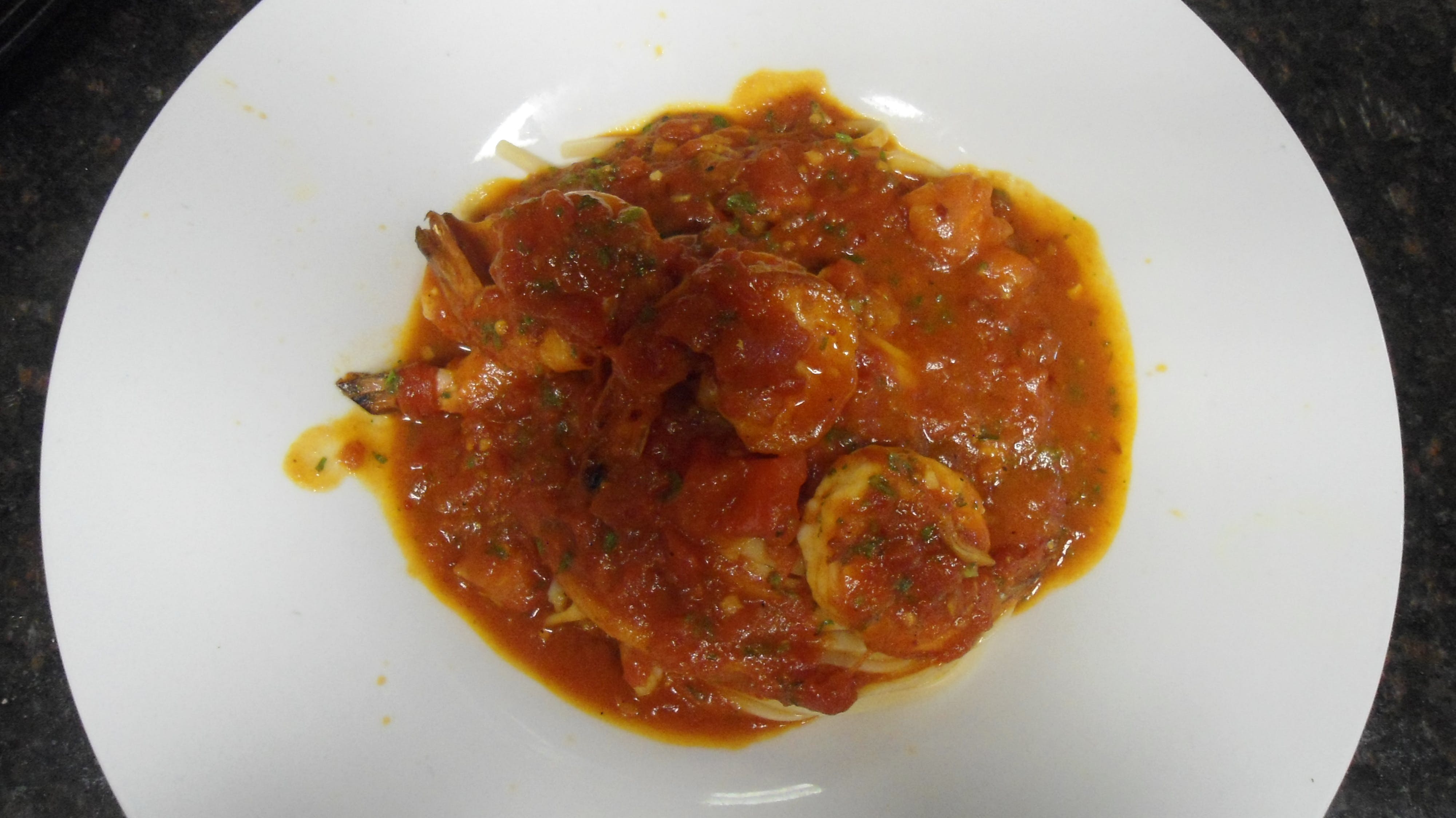 Order Shrimp Fra Diablo - Entree food online from Sapore Woodfire Pizza & Restaurant store, Ventnor City on bringmethat.com