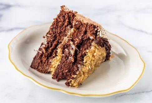 Order German Chocolate Cake food online from The Chocolate Bar store, Houston on bringmethat.com