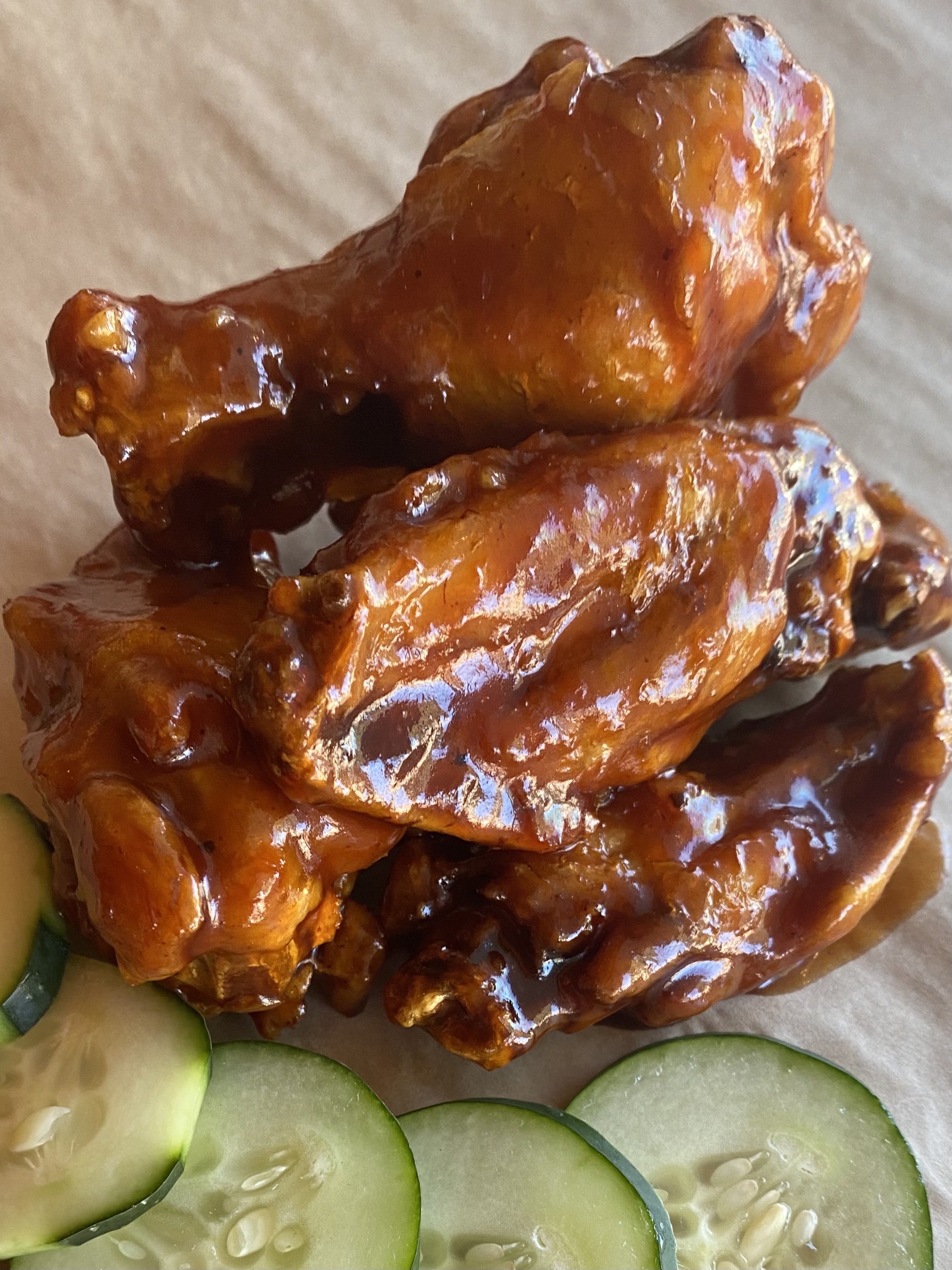 Order Bourbon BBQ Wings food online from The Mill On Macarthur store, Richmond on bringmethat.com